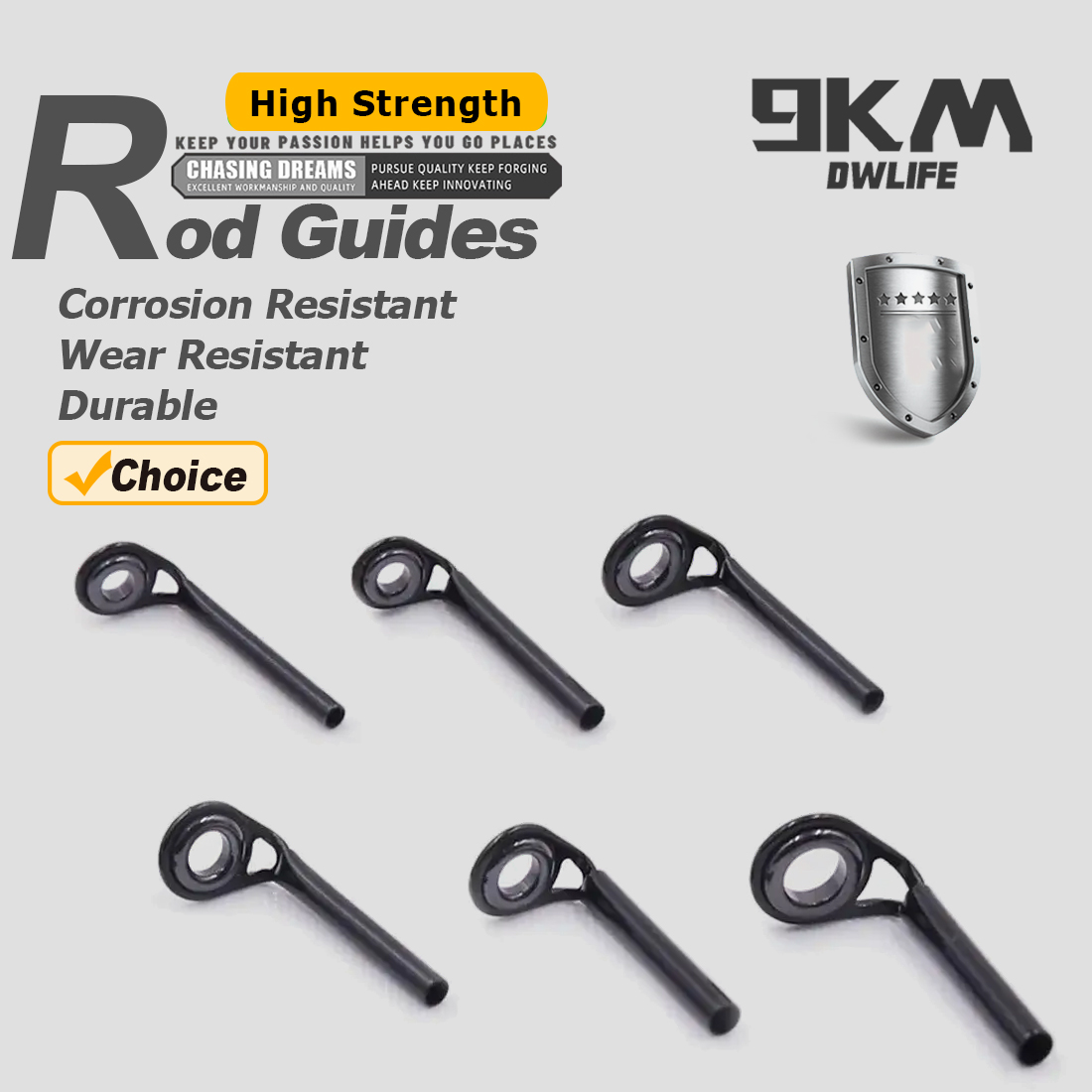 Fishing Rod Guide Replacement - Prowadnice wędkarskie 5 ~ 10 sztuk