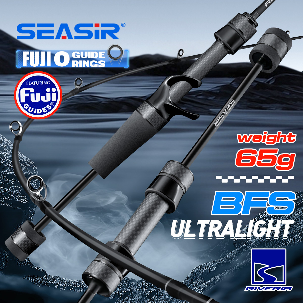 Fishing Rod Surf - Seasir Riveria BFS Ultralekki Wędzisko Spinningowe