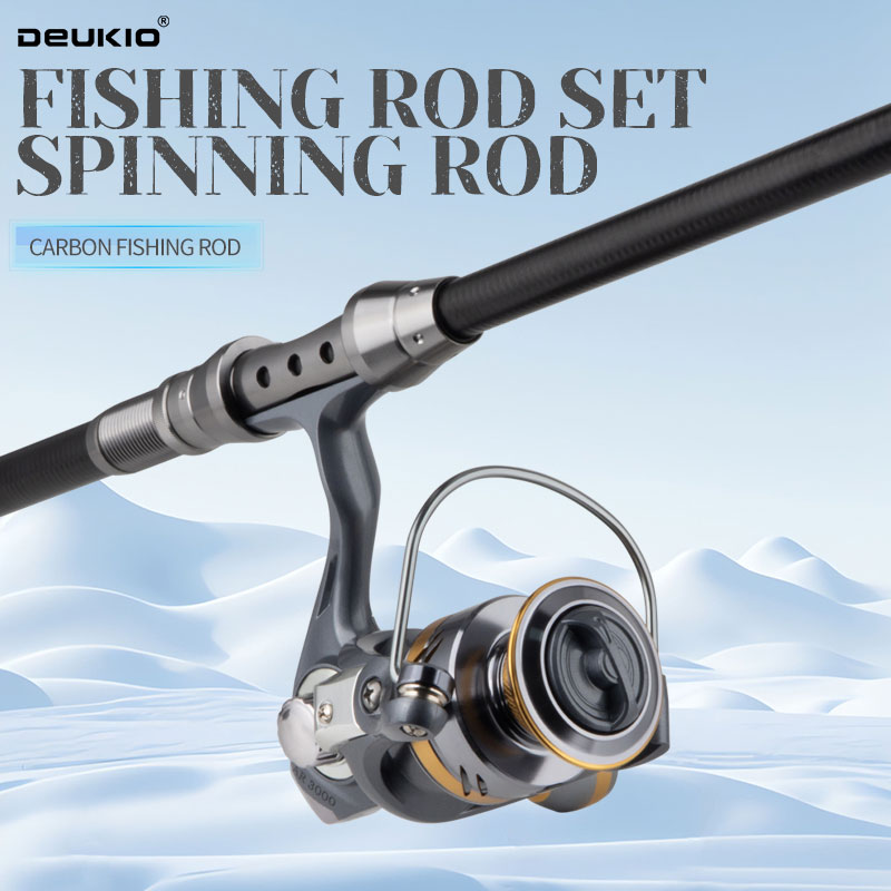 Zestaw wędkarski DEUKIO: teles – Fishing Rod Spinning recenzja i cena