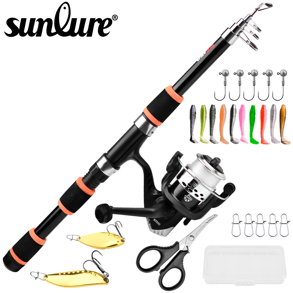 Zestaw wędek z włókna szklaneg – Fishing Rod Surf recenzja i cena
