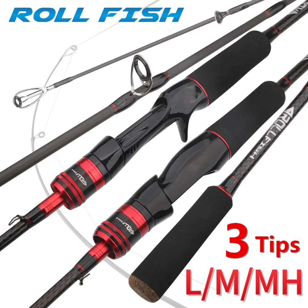 ROLLFISH 3Tips Power L/M/MH Sp – Fishing Rod Carbon Fiber recenzja i cena